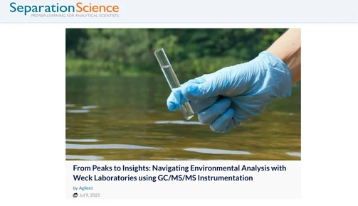 From Peaks to Insights: Navigating Environmental Analysis with Weck Laboratories using GC/MS/MS Instrumentation