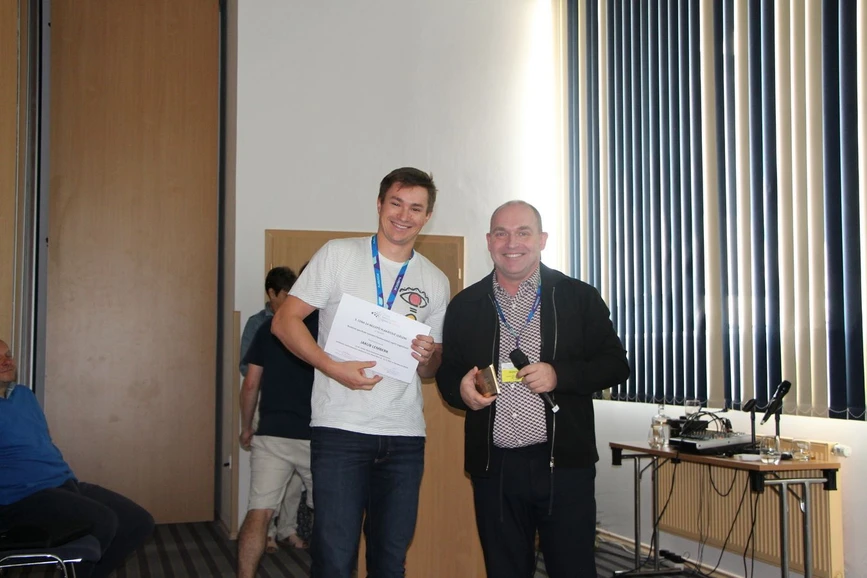 Škola hmotnostní spektrometrie: 26. Škola MS 2025 - Den 5: Výsledky soutěže o nejlepší plakátové sdělení - Jakub Lemberk (3.místo)