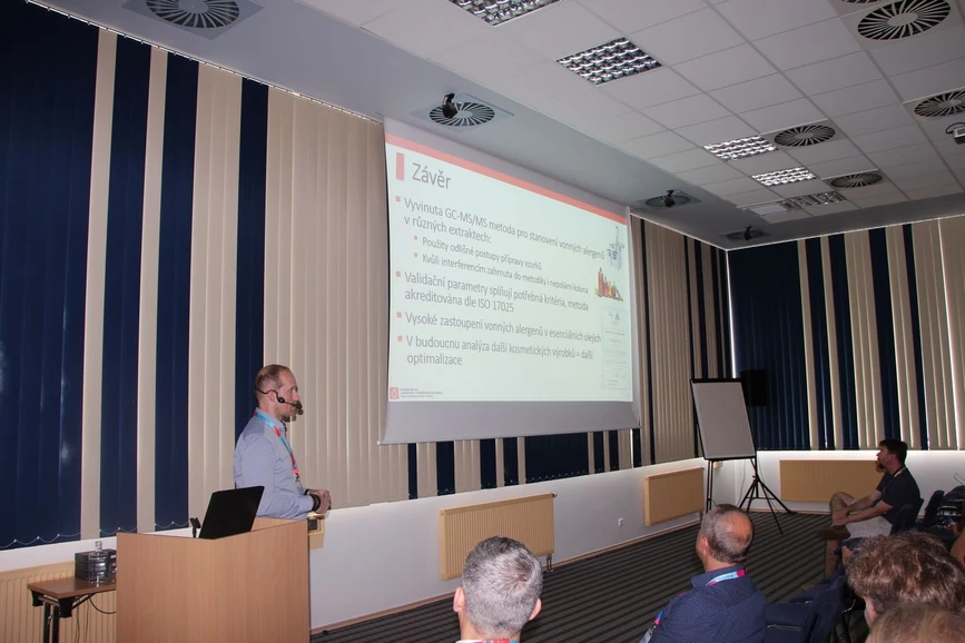 Škola hmotnostní spektrometrie: 26. Škola MS 2025 - Stanovení vonných alergenů metodou GC-MS: Výzvy a možnosti moderní analytiky (Michal Stupák)