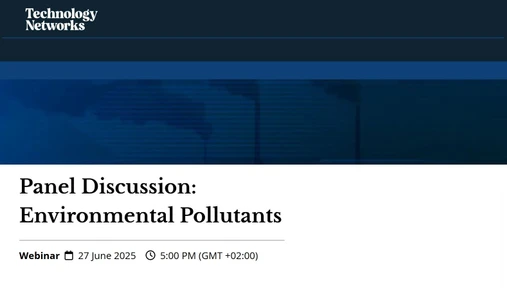 Panel Discussion: Environmental Pollutants