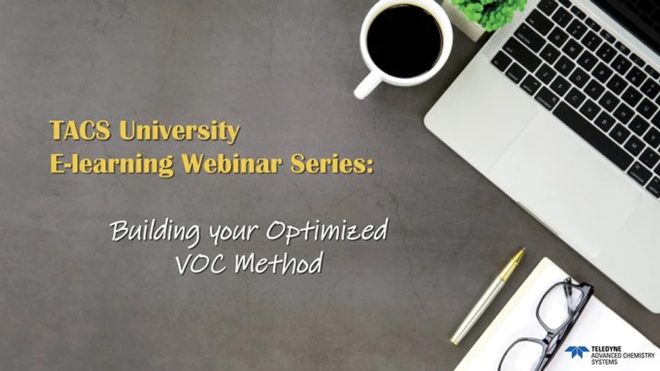 Teledyne Tekmar: Building Your Optimized VOC Method