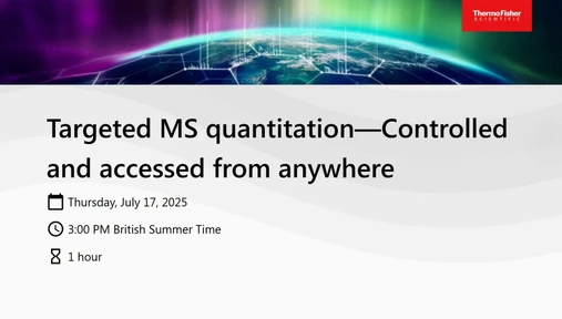 Targeted MS quantitation - Controlled and accessed from anywhere