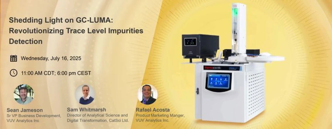 Thermo Scientific: Shedding Light on GC-LUMA Revolutionizing Trace Level Impurtities Detection