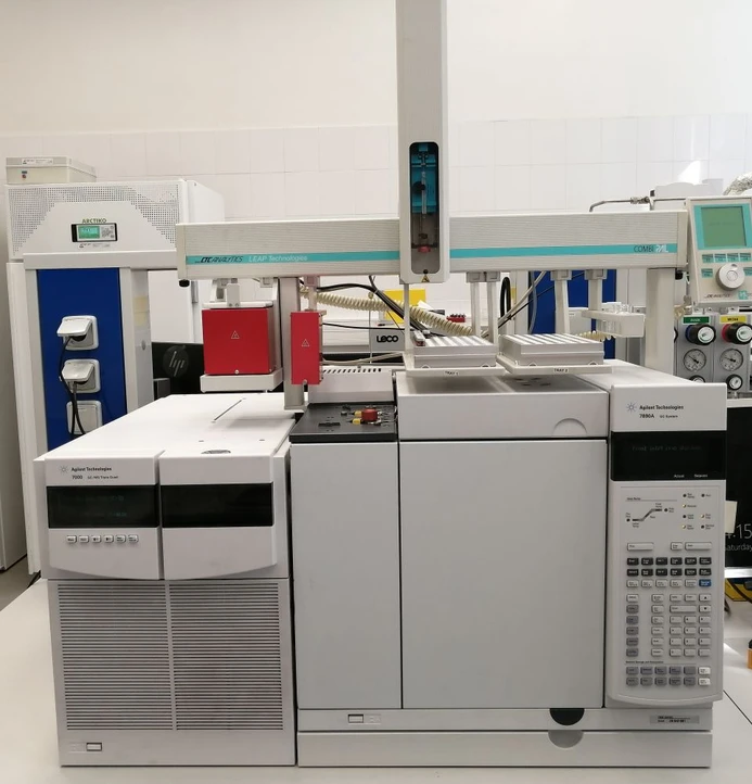 VŠCHT/ÚAPV: GC-MS/MS Agilent 7000B Triple Quadrupole