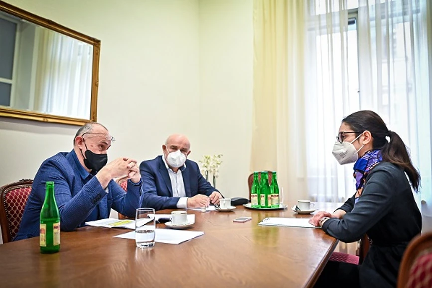 Vědavýzkum.cz - Úřad vlády - Pavel Baran a Vladimír Mařík.jpg