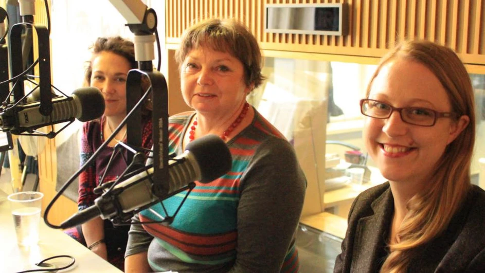 <p>Český rozhlas/Martina Pavloušková: Vědkyně Lenka Honetschlägerová, Barbora Doušová, Hana Víznerová.</p>
