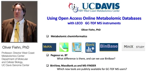 Using Open Access Online Metabolomic Databases with LECO GC-TOF MS instruments