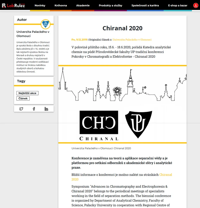 LabRulez: Novinky - Nejbližší akce
