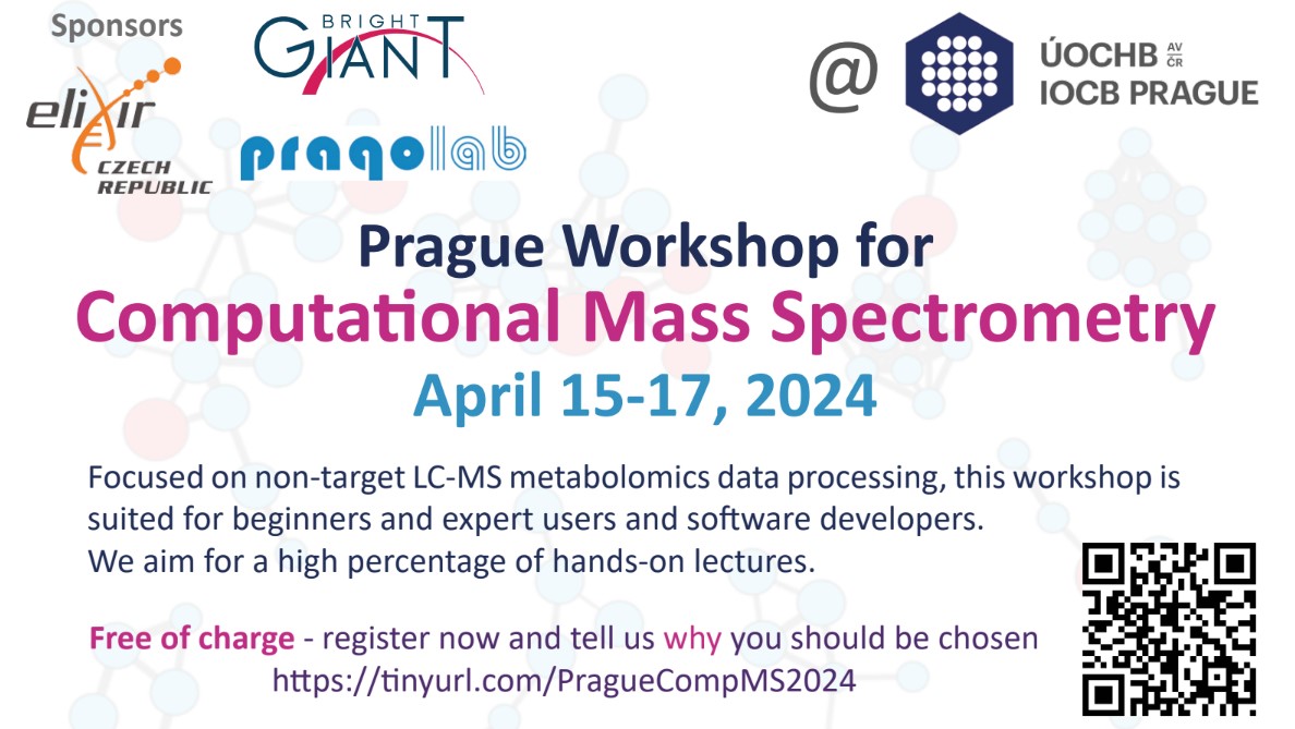 Prague Workshop for Computational Mass Spectrometry